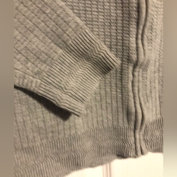 Zara Gray Zip front Cardigan Medium - Picture 5 of 8